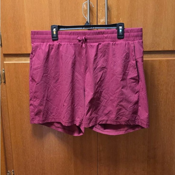 Tuff Athletics Pants - Tuff‎ Athlet Shorts Women’s XXL Maroon Drawstring Activewear Gym Casual